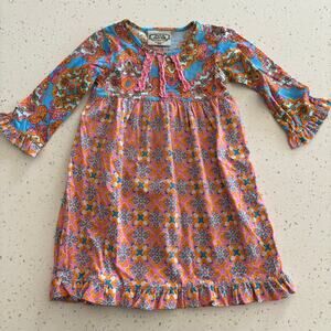 Bohemian Boho Flit & Flitter Cotton Dress Size 18 months